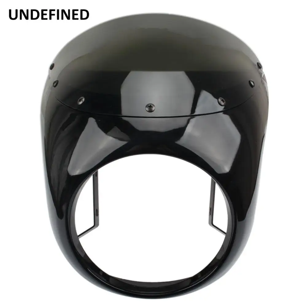 Обтекатель фары мотоцикла Cafe Racer + комплект крепления на лобовое стекло для