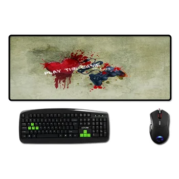 

Mairuige The Game Mousepad Computer Peripherals Gaming Mouse Mat Pad for Pc Game Laptop Desktop Lovely Heart Pattern Mousemat