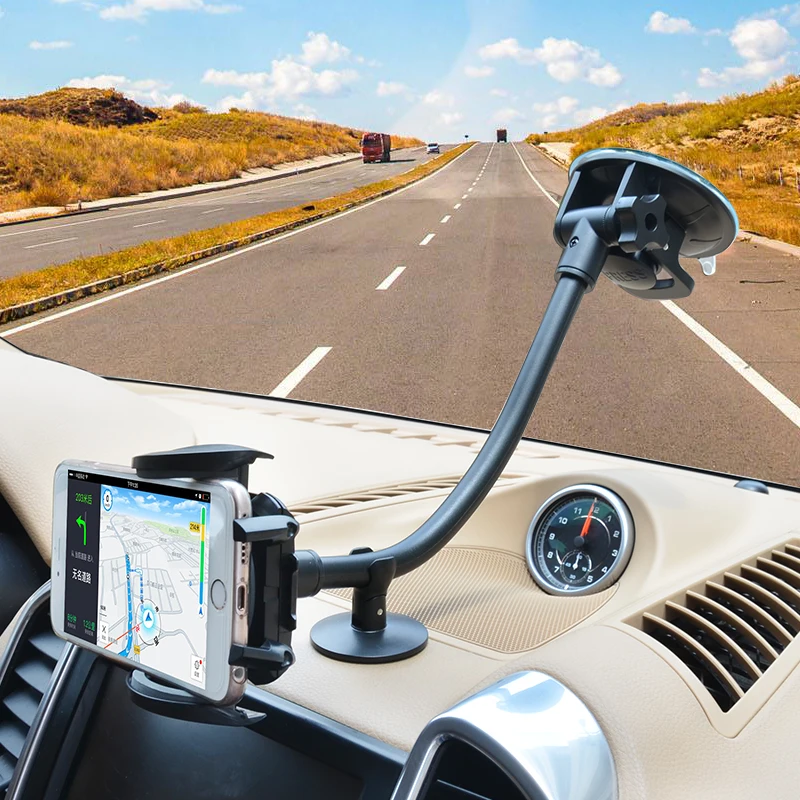 Cobao universal phone holder stand strong suction windshield car mount mobile phone accessories for font b