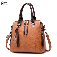 PONGWEE, женская сумка через плечо известных брендов, из искусственной кожи, с кисточками, прошитая, дамская сумочка, роскошные сумки, женские сумки, дизайнерские