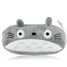 Популярная 20 см примерно Тоторо плюшевая сумка с игрушкой плюшевый чехол сумка для монет кошелек дизайн брелок плюшевая игрушка