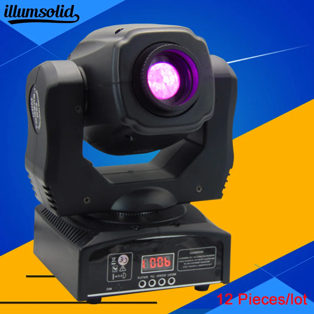 

12pcs/lot 60w led gobos light Spot dmx512 with 11 Channel disco lights professional stage dj equipment