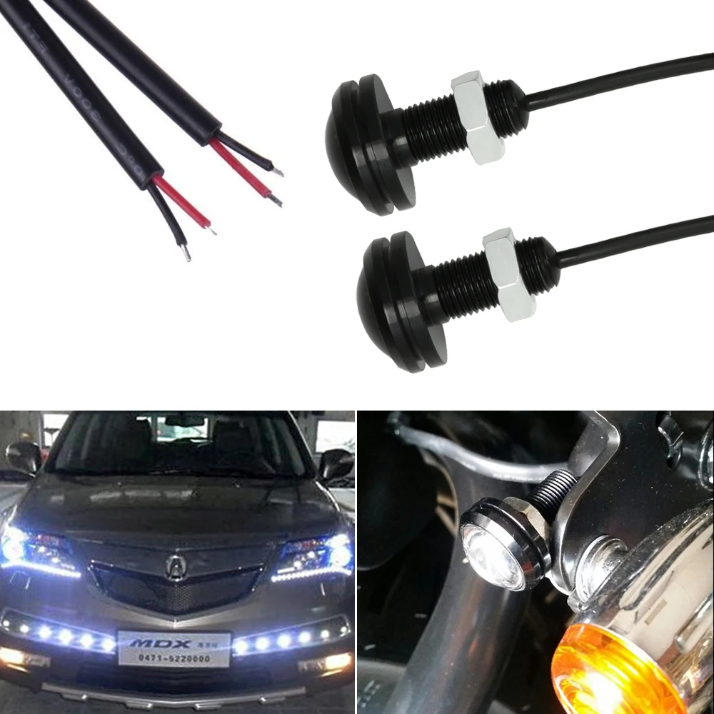 23 мм LED Eagle Eye Light 3 чипа 5730 SMD DRL Автомобильные дневные ходовые огни Автомобильная