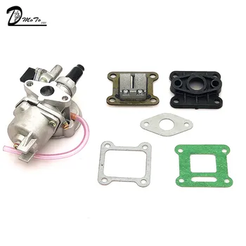 47cc 49cc Carburetor Reed Valve Mainfold Kit for pocket bike Mini ATV/Dirt bike