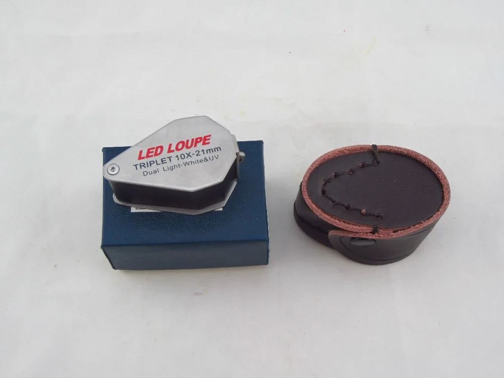 

Бесплатная доставка, увеличительное кольцо в форме дуги, двойное искусственное кольцо, белый и уф 30x21 мм, ювелирные изделия, нефрит, агат, серебро, алмаз, золото, драгоценный камень, тестер