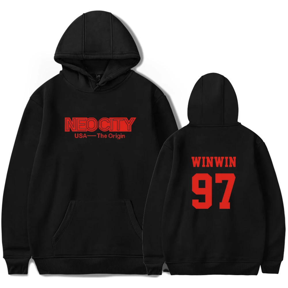 NCT 127 толстовки Мужская одежда принт NEO CITY WIN YUTA MARK JUNGWOO толстовка с капюшоном