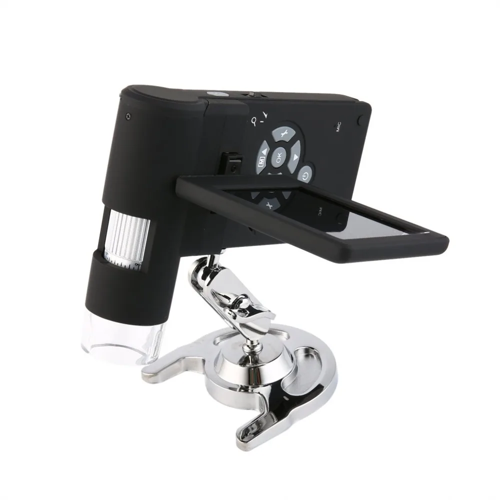 

UM039 Handheld Digital 500X Microscope Real 5.0MP 3'' LCD Display 8 LED S2T4 Professional Portable Handheld Digital Microscope