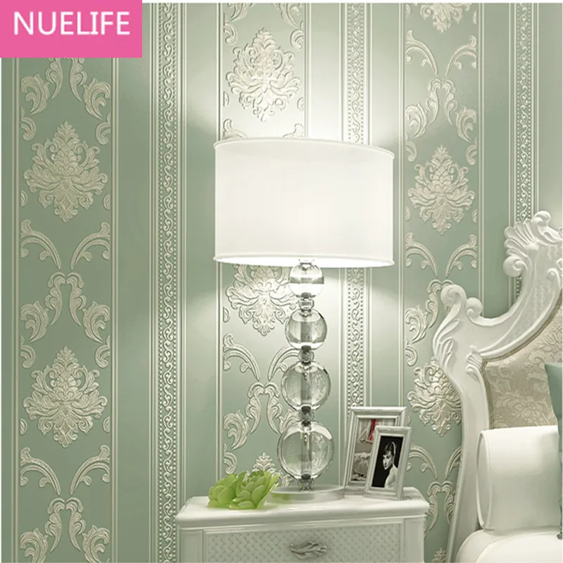 

0.53x10 Meter Modern 3D vertical striped pattern bedroom wallpaper European nonwovens living room TV background wall paper