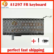 perfect testing 17″ A1297 French Keyboard For Macbook Pro A1297 FR France French Keyboard Without Backlight 2009 2010 2011year