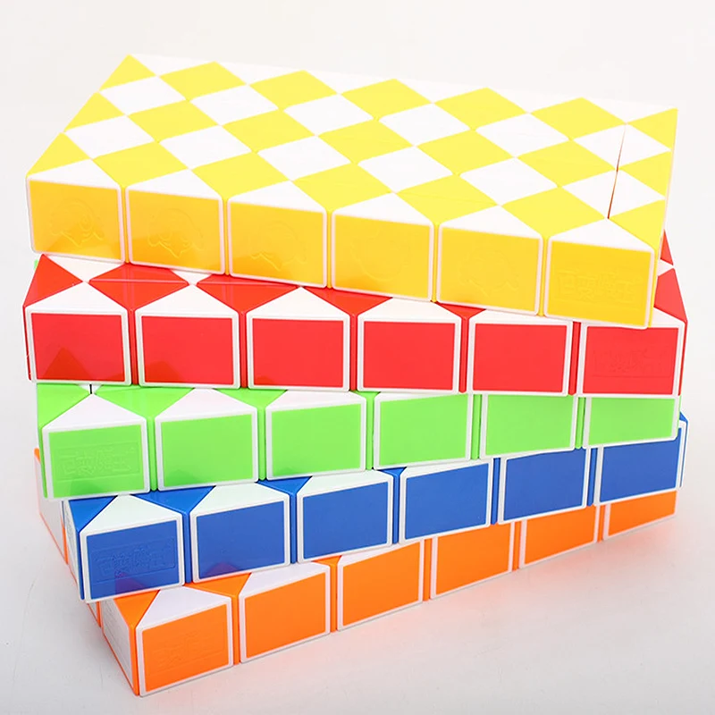 

Megainas 72 blocks High Speed hand spiner Magic Snake Shape Toys Puzzle Game Twist stressrelief cube Toys Gift For Kid Craft