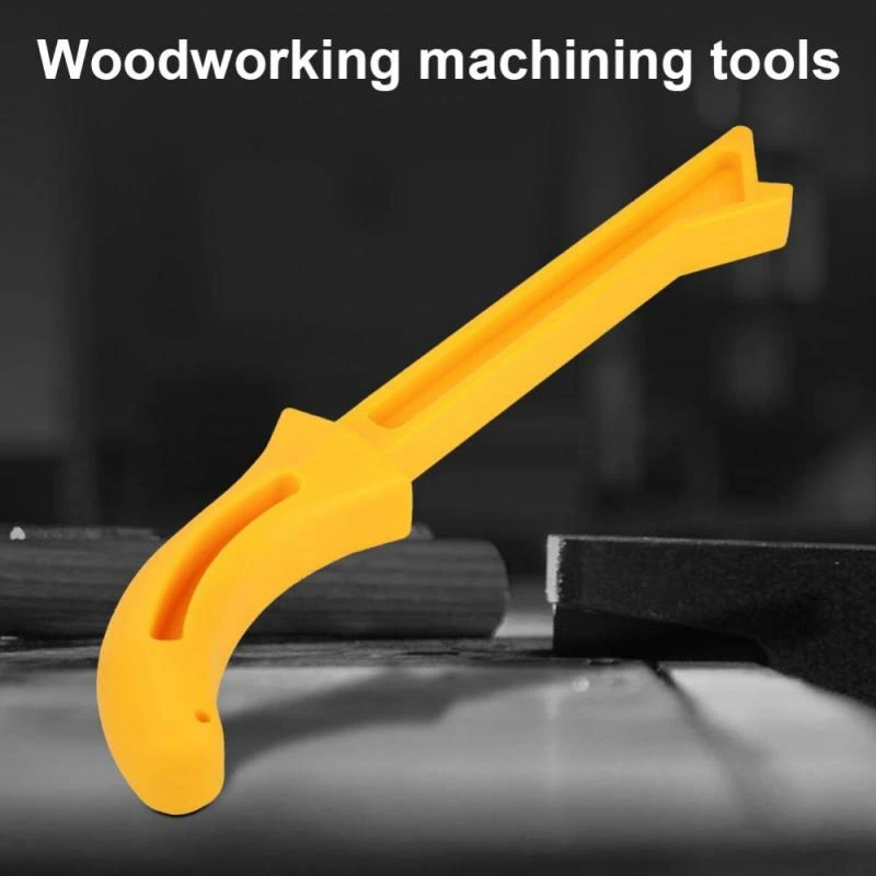 

1 Pcs Yellow Wood Saw Push Stick For Carpentry Table Working Blade Router Woodworking Machine Tools Table Saw Push Stick