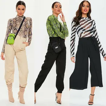 

Summer Women Casual Bodysuit Sexy Snake Skin Leopard Romper Long Sleeve Club Party Jumpsuit