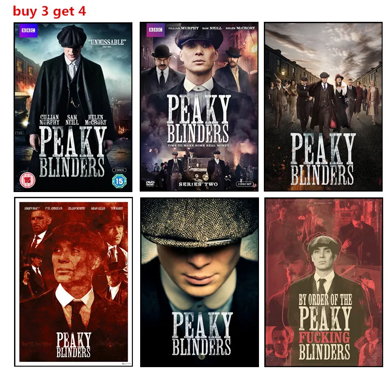 

PEAKY BLINDERS White picture paper hd printing poster decoration painting Home Decoration Stickers Posters Wall Stickers