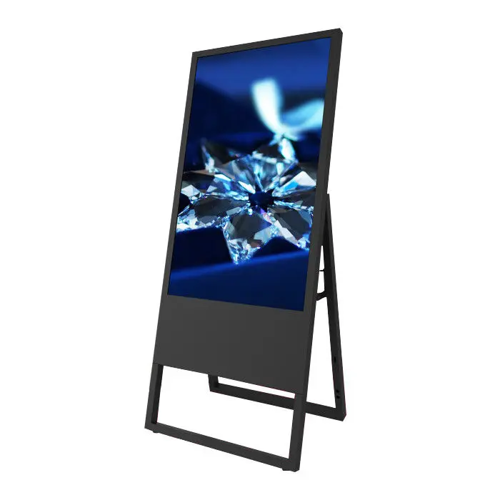  43 inch portable Foldable LCD LED HD 1080P digital signage advertising display monitor screens