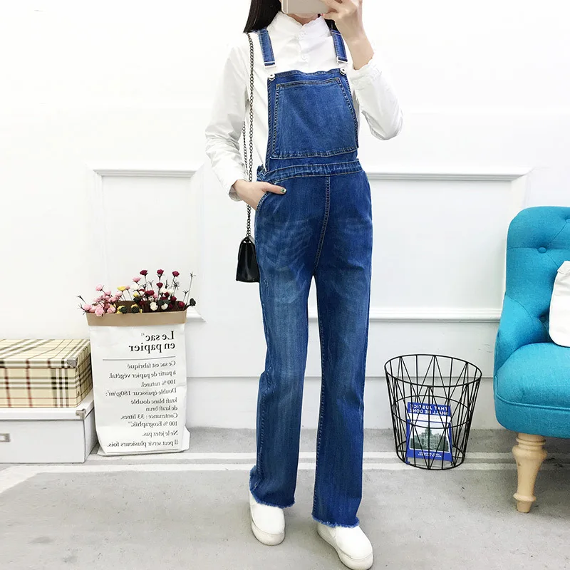 Pregnant Womens Loose Denim Pants Maternity Spring And Autumn Rompers Jumpsuit Mothers Clothes Pregnancy Jeans Trousers Bodysuit Pregnant Womens Loose Denim Pants Maternity Spring And Autumn Rompers Jumpsuit Mothers Clothes Pregnancy Jeans Trousers Bodysuit
