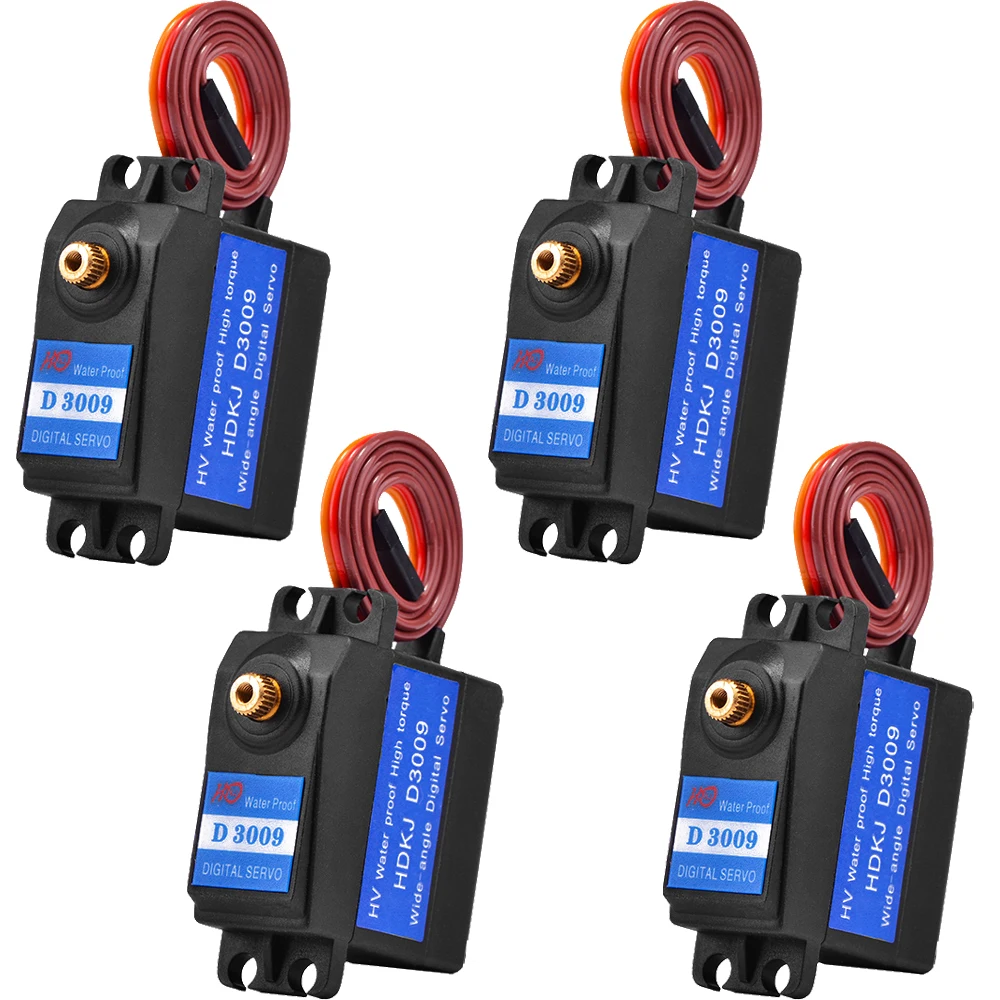 RC Servo D3009 9 кг водонепроницаемый цифровой металлический сервопривод 300 °