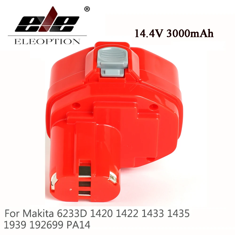 14 4 V Ni MH/Ni CD 3000mAh Сменный аккумулятор для электроинструмента Makita батарея 1420 1422 1433