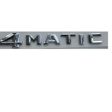 Хромированный АБС-пластик багажник автомобиля сзади Буквы Знак Эмблемы наклейки Стикеры для Mercedes-бензамид 4matic