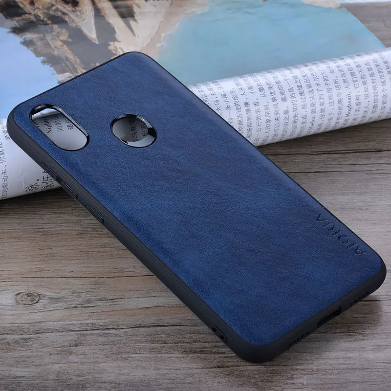 Для Xiaomi Mi 8 чехол Роскошный винтажный кожаный чехол для телефона чехол для xiaomi mi 8 mi8 se funda coque capa бизнес Винтаж hoesje - Цвет: dark blue