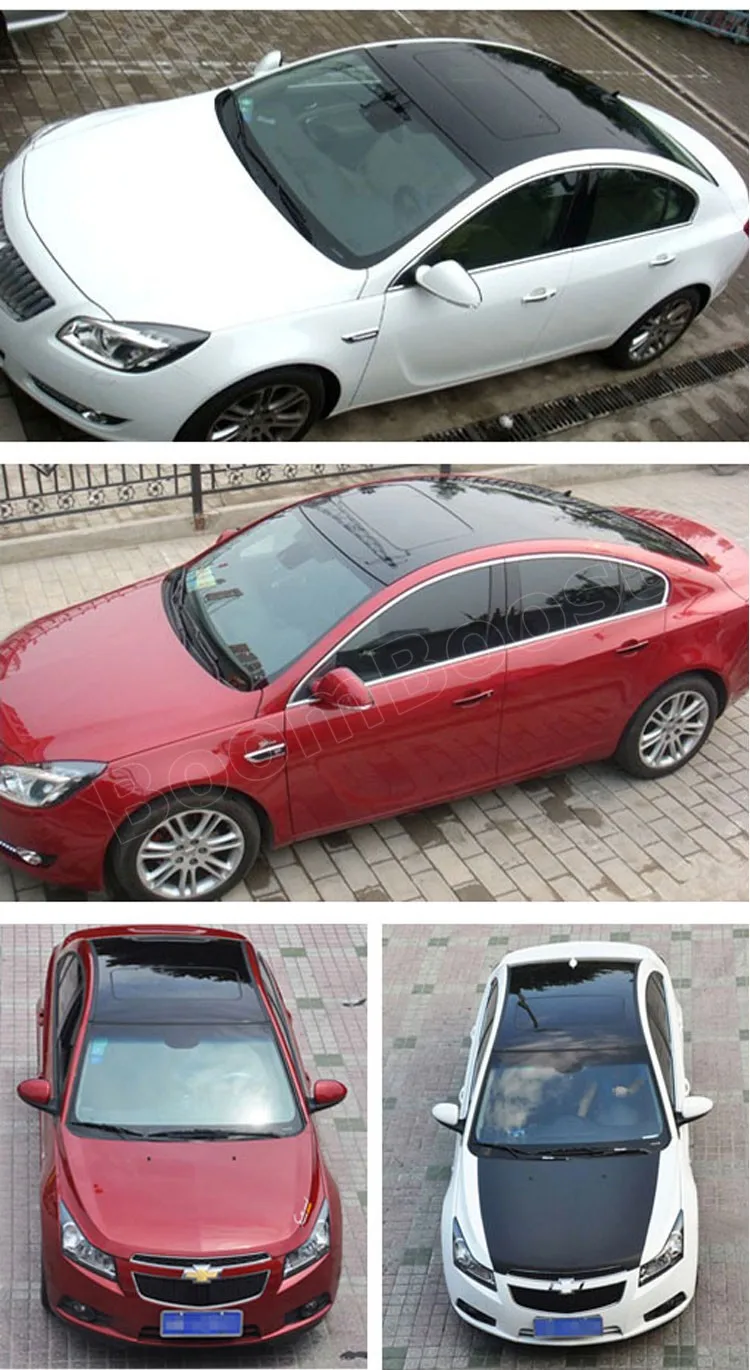 Защитная пленка на крышу автомобиля черная панорамная яркая высокого качества
