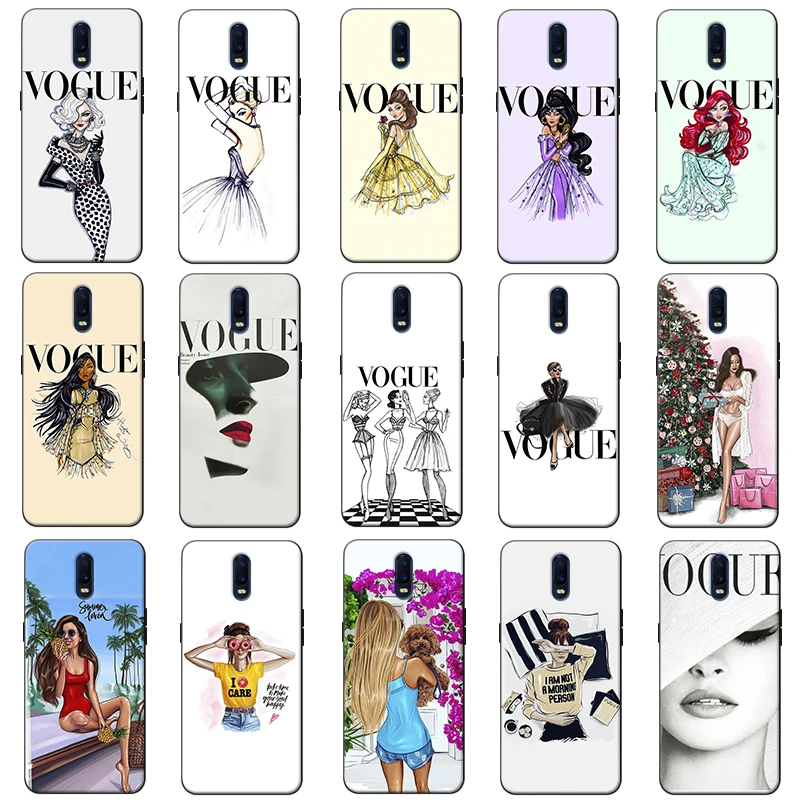 Woman Brand More Issues than Vogue Soft Silicone Phone Case for oneplus one plus 7 pro 7t 6 6t 5t |