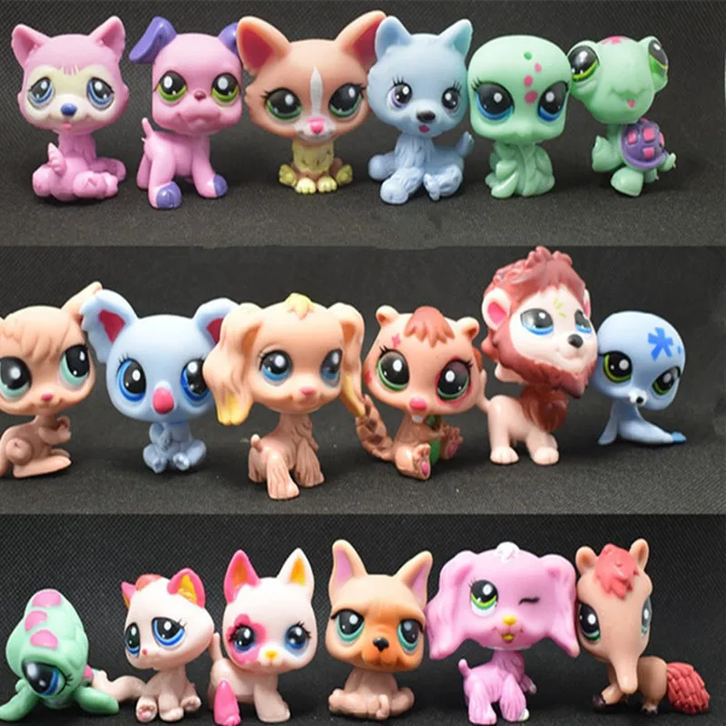 

Yandex Anime Pet Shop 24pcs/set LPS lol Q Pet Mini Doll Hand Decoration Collection Model Dolls PVC Funny Children's Toys