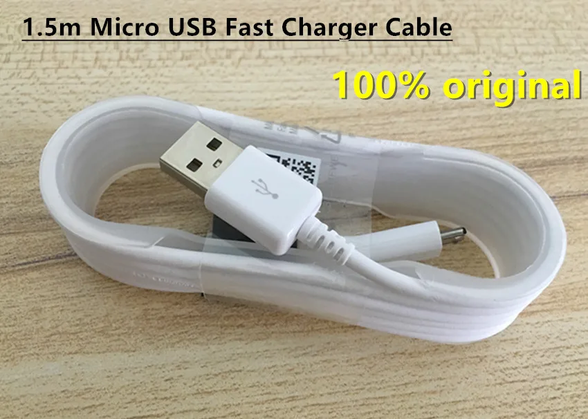 100 шт./лот, 1,5 м Micro USB для быстрой зарядки с usb-портом, Зарядное устройство зарядный кабель для передачи данных кабель для зарядки и синхронизации для S6 S7 Note 4/Note 5 Edge S4 S3 DHL