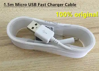 100Pcs/Lot,100% Original 1.5m Micro USB Fast Charger Cable Data Sync Charging for S6 S7 Note 4 5 Edge S4 S3 DHL free