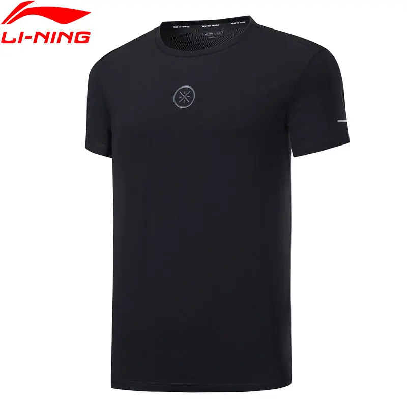 

Li-Ning Men Wade Series Jersey 95% Cotton 5% Spandex Breathable Regular Fit LiNing Comfort Sports T-Shirts ATSP109 CAMJ19