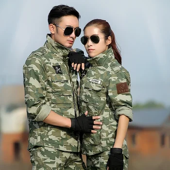 

Winter Woodland Camouflage Hunting Clothing Men Women Army Combat Shirt Cargo Pants Hunting Clothes Multicam Camo Ghillie Suit