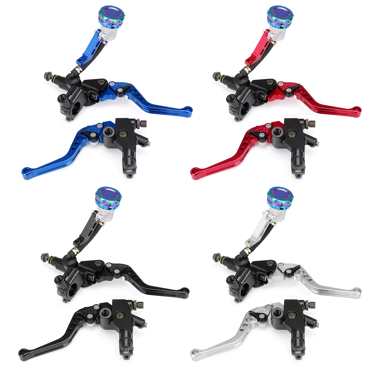 

Universal Racing 22mm Motorcycle front Brakes Clutch lever Master Cylinder Reservoir Set for Honda for Yamaha for Kawasaki