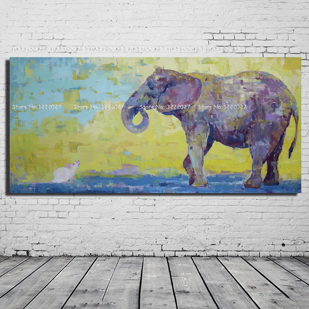 Modern-Print-Canvas-Painting-Elephant-Wall-Art-Home-Decor-For-Living-Room-Artworks-Picture-Animal-Poster (2)