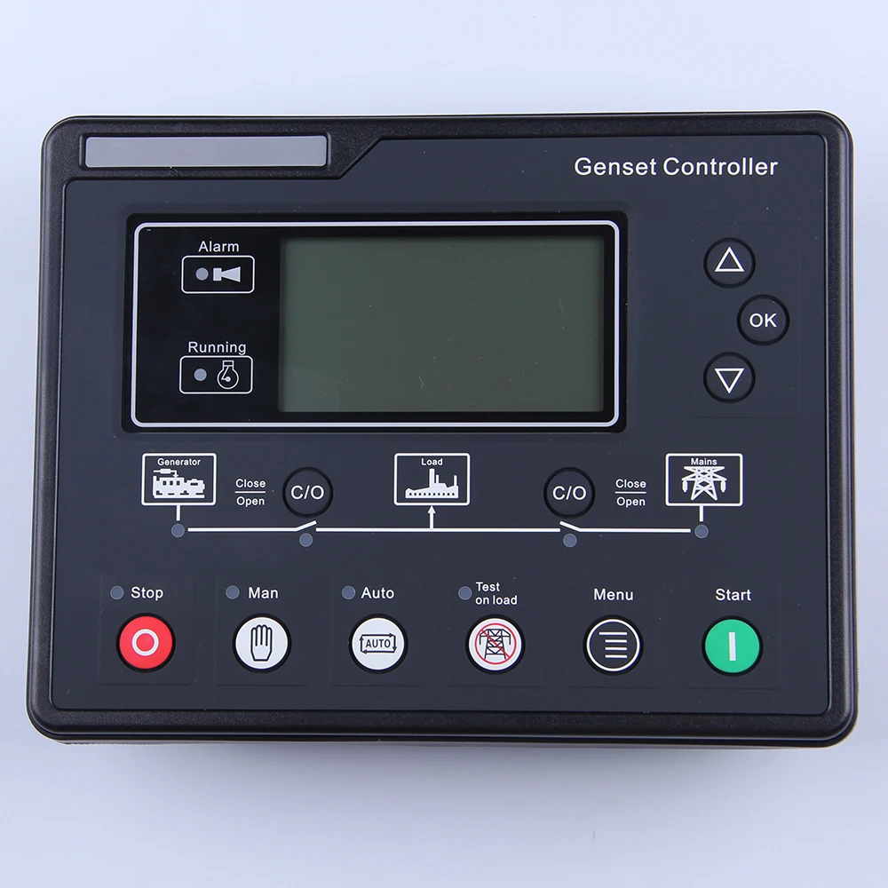 SL6120 AMF Diesel Generator Set Controller LCD Automatic start genset Ats control box terminal charge pannel alternator part цена SL6120 AMF Diesel Generator Set Controller LCD Automatic start genset Ats control box terminal charge pannel alternator part цены онлайн