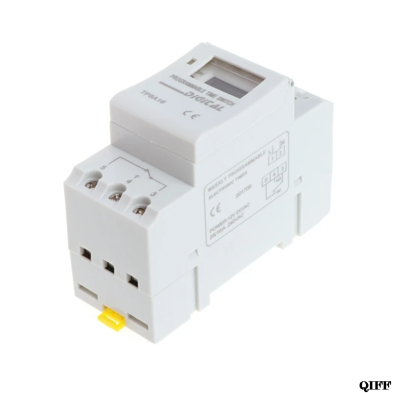 

Drop Ship&Wholesale 12V 16A Digital LCD 7-Day Programmable Timer Time Relay Switch APR28