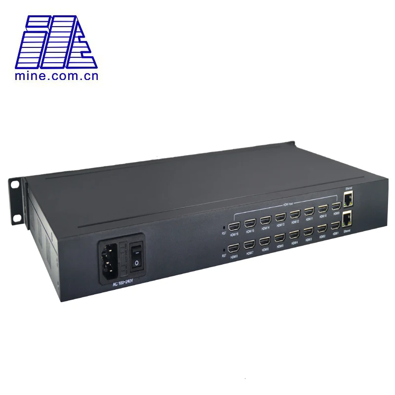 

E8001 MPEG-4 H264 AVC 8CH HDMI to IP Streaming IPTV Encoder in 1U Rack max support 16CH Input