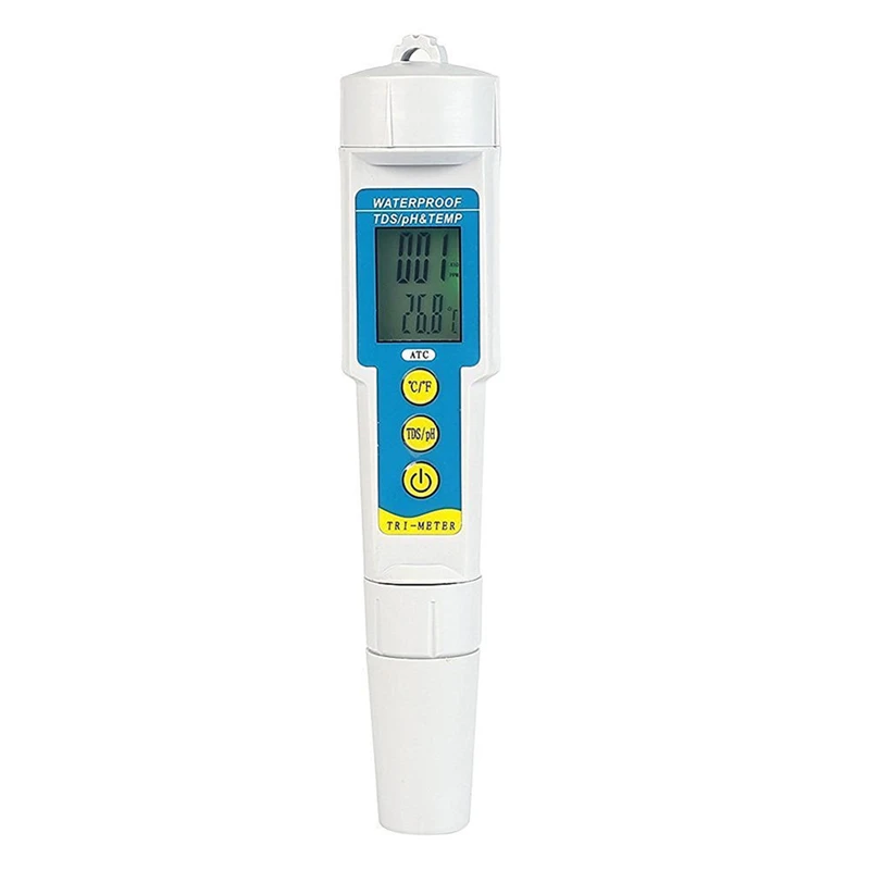 

3-in-1 TDS High-precision Multi-function Water Quality Meter Pen Type Digital PH Meter Tester Pocket For Aquarium Pool
