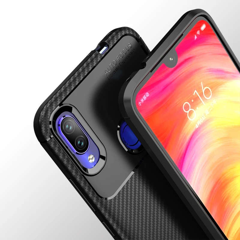 Чехол SurplusWind для телефона Xiaomi Redmi Note 7 задняя крышка Мягкий Силиконовый
