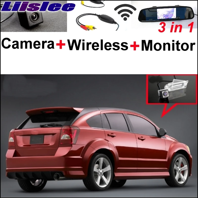 

Liislee Mirror Monitor EASY Backup Parking System For Dodge Caliber 2007~2017 Special Rear View Camera + Wireless Receiver