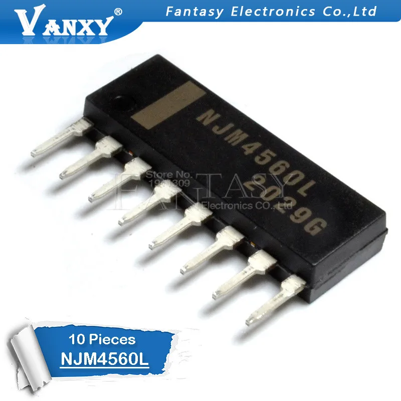 

10PCS NJM4560L SIP-8 NJM4560 SIP 4560L original authentic
