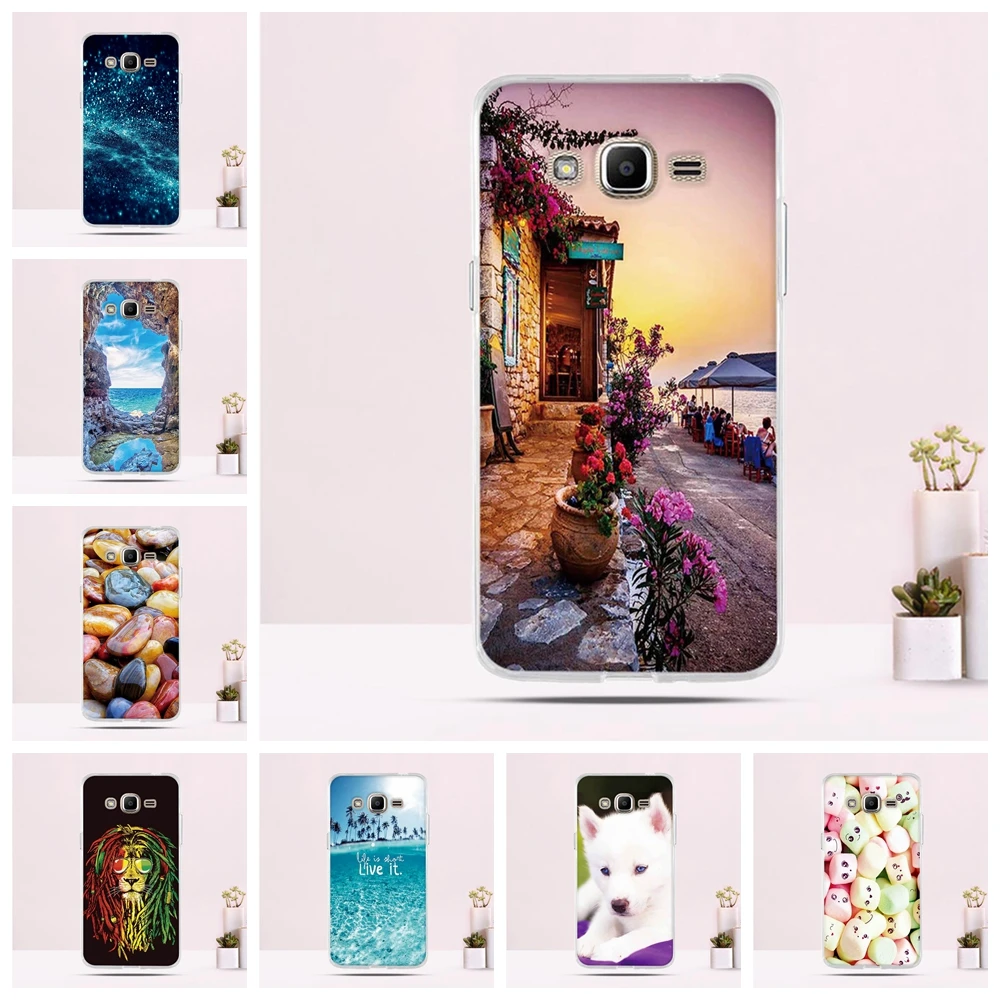 

Back Cover For Samsung Galaxy J2 Prime G532 SM-G532F Case Silicone TPU Phone Cases Ultra Thin Cute Cat 3D Pattern Shell Animal