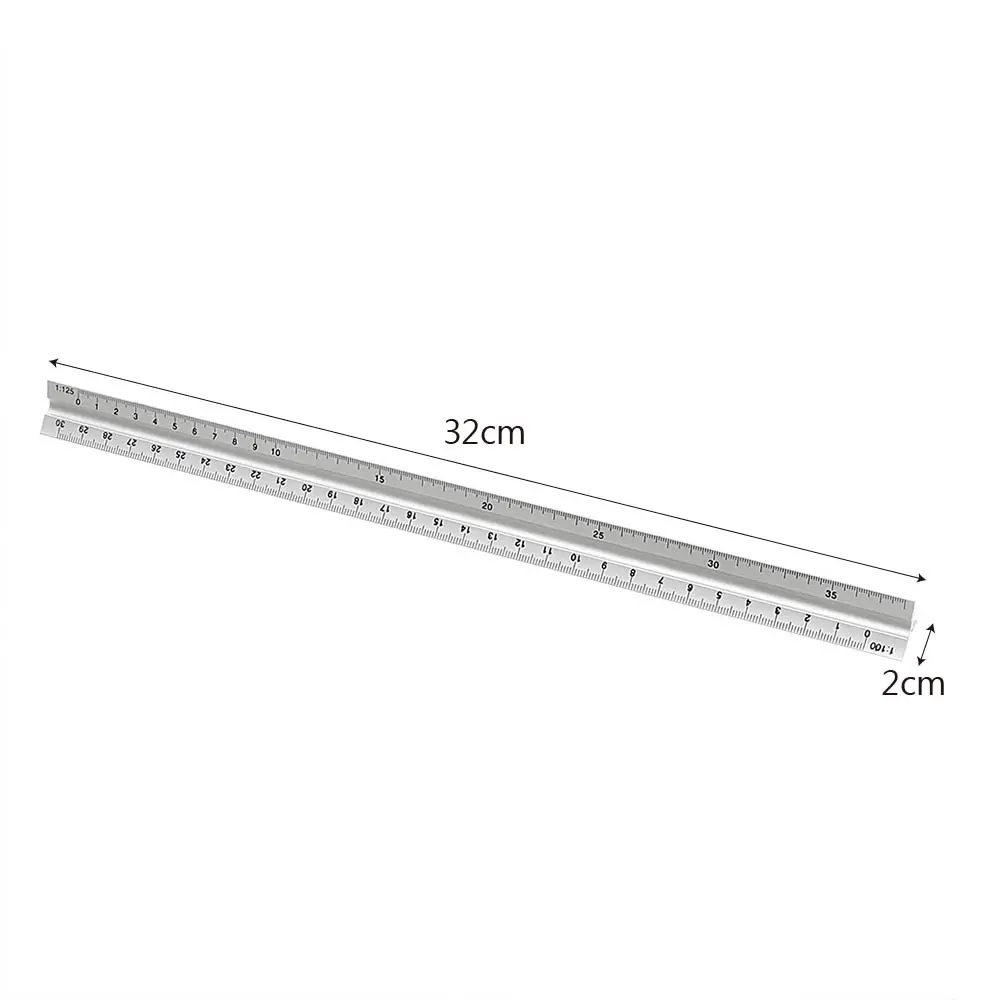 DIYWORK 30 см алюминиевый сплав архитектурный инженер технический чертеж линейки измерительные инструменты многопропорциональные треугольные весы