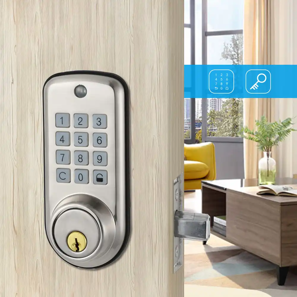 Cheap smart Home Digital Door Lock, Waterproof Intelligent Keyless