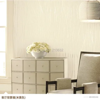 

ZXqz 106 High quality 0.7m*8.4m Modern Luxury 3d wallpaper roll mural papel de parede flocking for striped wall paper 5 color