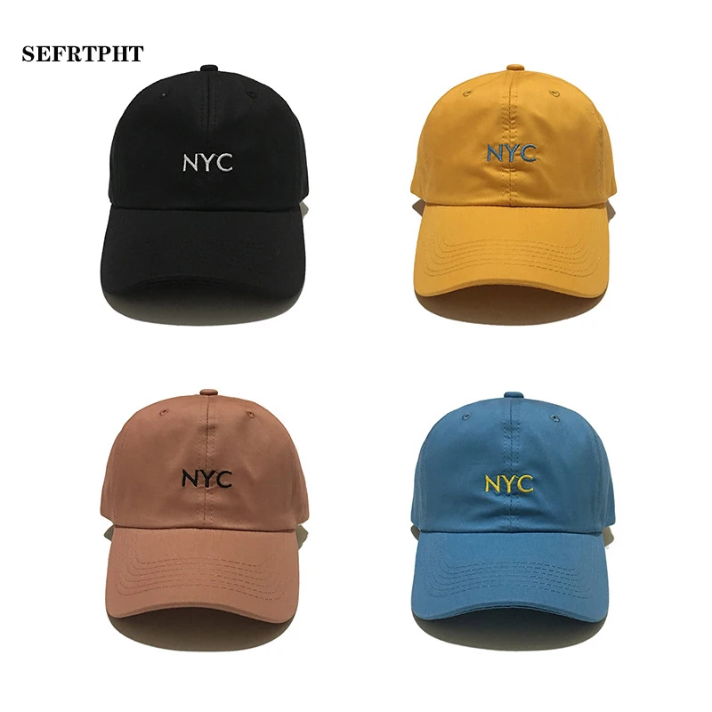 

2019 New Brand NYC Baseball Cap Men Women Embroidery Letter Snapback Hat Cap Summer Sports USA Hip Hop Cap Gorras