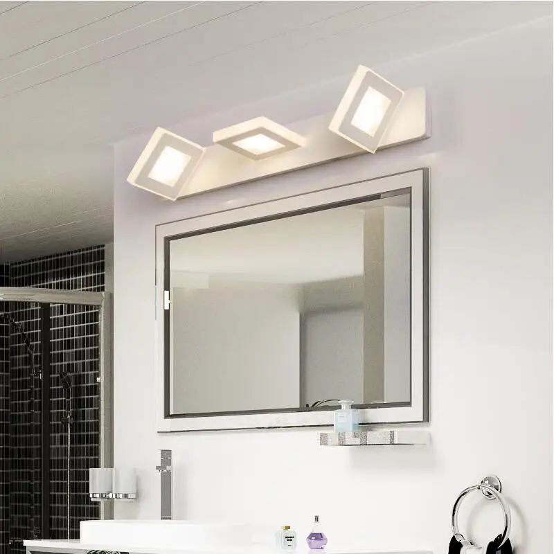 Настенный светильник, модный светодиодный зеркальный светильник для спальни, настенный светильник для ванной комнаты, персонализированный 85-265 в