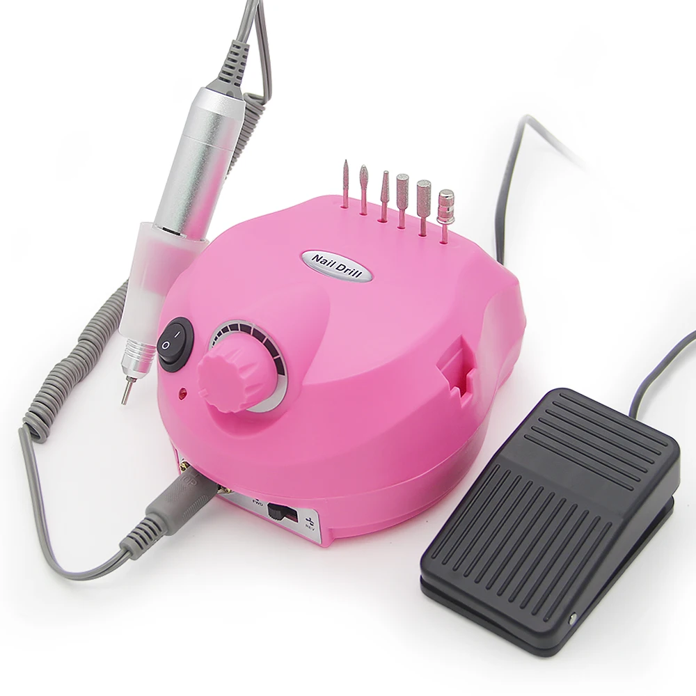 

Nail Drill Electric File Machine Apparatus for Manicure Pedicure Kit with Cutter LKE 30000 RPM Nail Drill Art Polisher Tool Bits
