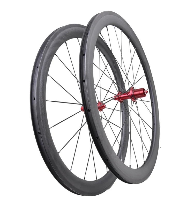 700C R13 Clincher 50 мм Дорожный велосипед колесная карбоновые Колеса 23 шириной 3 к