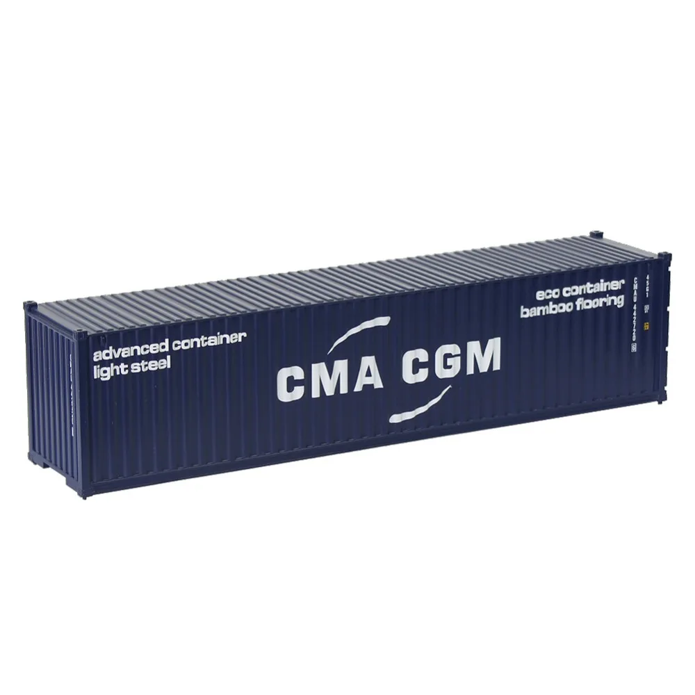 HO весы 40ft контейнер CMA CGM 1: 87 грузовой автомобиль модель поезда 1 шт/2 шт/3 шт/5 шт/10 шт