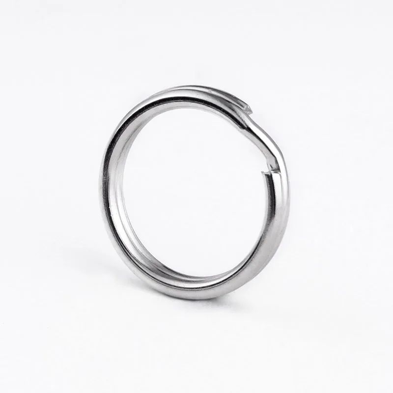 

10pcs Round Style Nickel Plated Steel Split Key Rings 12mm 15mm 20mm 25mm 28mm 30mm