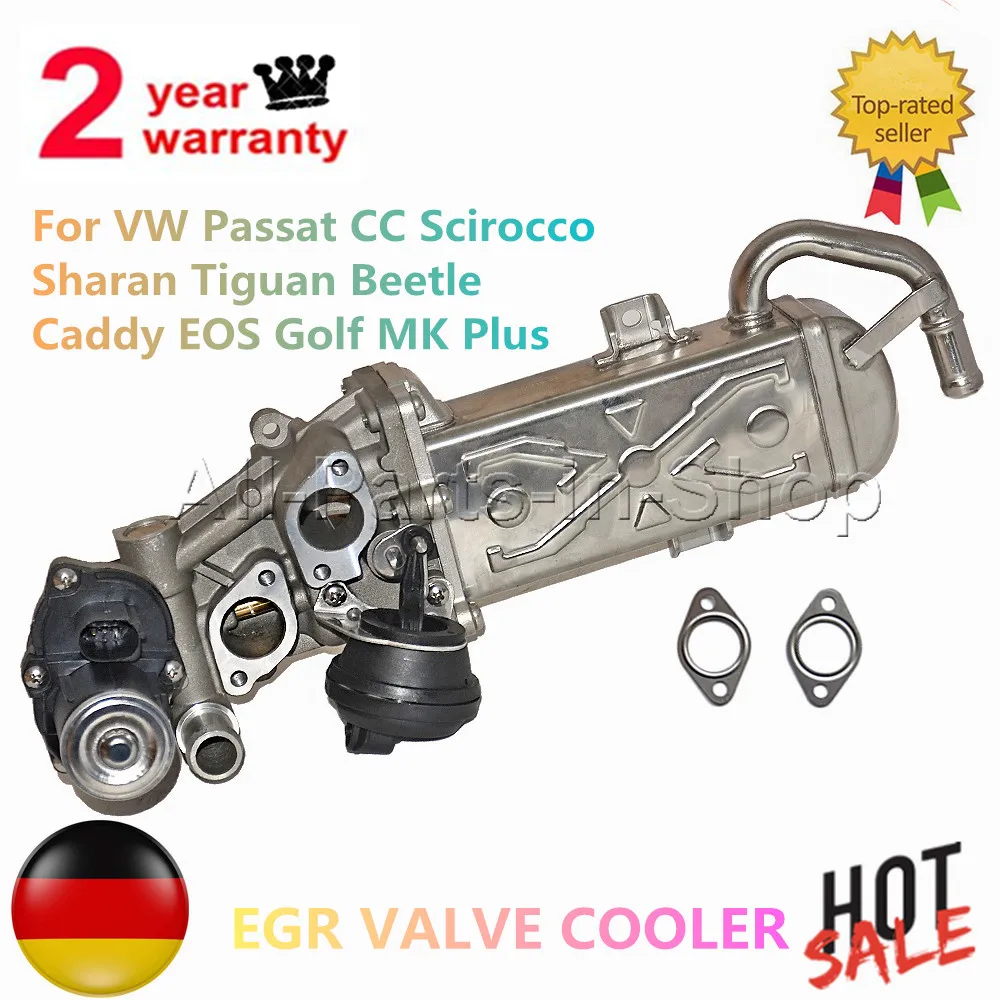 

AP01 EGR VALVE COOLER For VW Passat CC Scirocco Sharan Tiguan Beetle Caddy EOS Golf MK Plus 03L131512BB 03L131512AT 03L131512CF